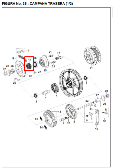 RETEN 26-42-08 PORTA SPR. BOXER ORIGINAL - Mundimotos