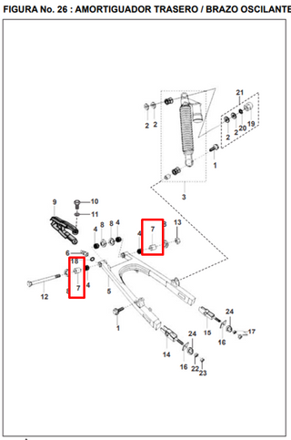 BUJE 14X22X52 PULSAR 200 ORIGINAL - Mundimotos