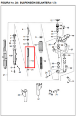 Cargar imagen en el visor de galería, TELESCOPIO PULSAR UG180/220S/F ORIGINAL - Mundimotos