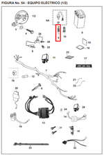 Cargar imagen en el visor de galería, RESORTE SWITCH STOP PULSAR ORIGINAL - Mundimotos