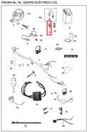 RESORTE SWITCH STOP PULSAR ORIGINAL - Mundimotos