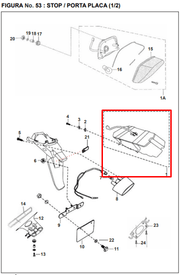 Stop Bajaj PULSAR 220 Original - Genuine parts