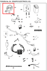 Cargar imagen en el visor de galería, PITO LH PULSAR 135/180UG/220 ORIGINAL - Mundimotos