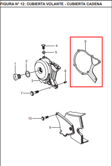 EMPAQUE VOLANTE BOXER/PLATINO 100 ORIGINAL - Mundimotos