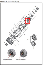 Cargar imagen en el visor de galería, ARANDELA CLUTCH PULSAR 135/WIND ORIGINAL - Mundimotos