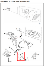 Load image into Gallery viewer, PORTA PLACA WIND/PULSAR 180/NS/DISC/PL ORIGINAL - Mundimotos