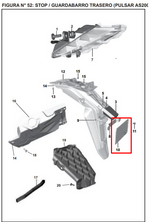 Load image into Gallery viewer, PORTA PLACA WIND/PULSAR 180/NS/DISC/PL ORIGINAL - Mundimotos