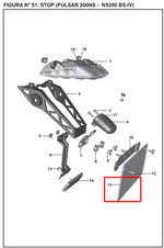 Load image into Gallery viewer, PORTA PLACA WIND/PULSAR 180/NS/DISC/PL ORIGINAL - Mundimotos
