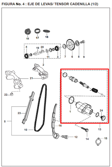 TENSOR CADENILLA PULSAR ORIGINAL - Mundimotos