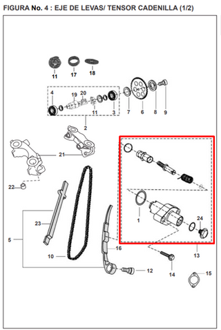 TENSOR CADENILLA PULSAR ORIGINAL - Mundimotos