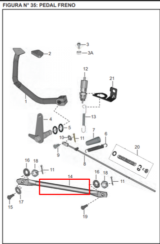 PLATINO PORTABANDAS DISCOVER ORIGINAL - Mundimotos