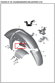 GUIA CABLE Velocimetro PULSARAL DTS ORIGINAL - Mundimotos