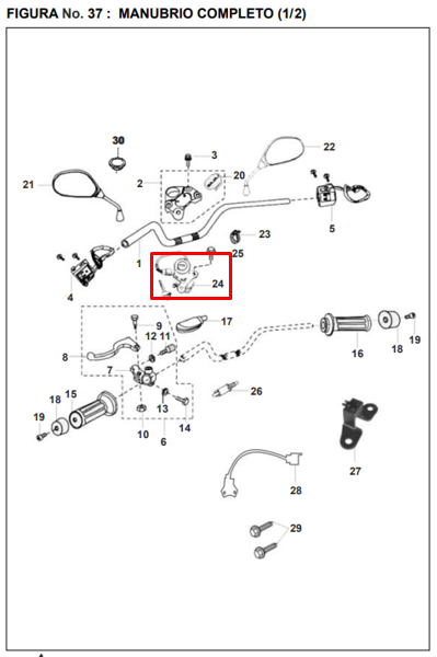 SWITCH ENCEN PULSAR180TEC/DISCOVER 135 ORIGINAL - Mundimotos