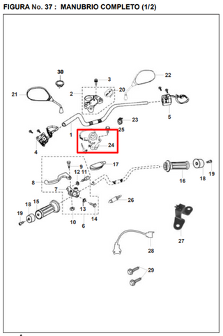 SWITCH ENCEN PULSAR180TEC/DISCOVER 135 ORIGINAL - Mundimotos