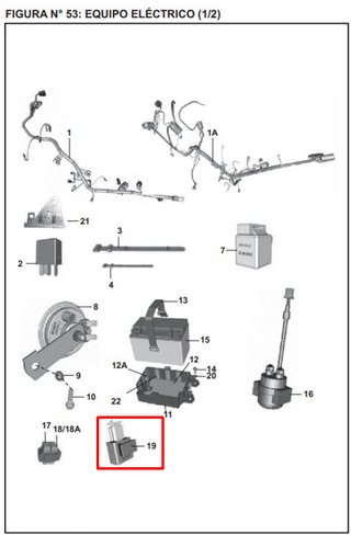 FLASHER PULSAR BLACK/DISCOVER ORIGINAL - Mundimotos