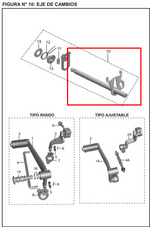 Cargar imagen en el visor de galería, EJE CAMBIOS PULSAR 200 NS F.I ORIGINAL - Mundimotos