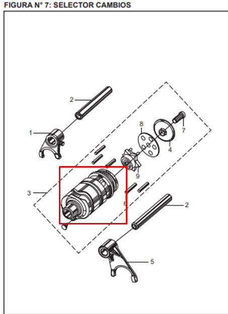 SELECTOR CAMBIOS CT-S1D ORIGINAL - Mundimotos
