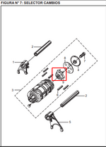 Load image into Gallery viewer, ESTRELLA SELECTOR CAMBIOS BOXERMB ORIGINAL - Mundimotos