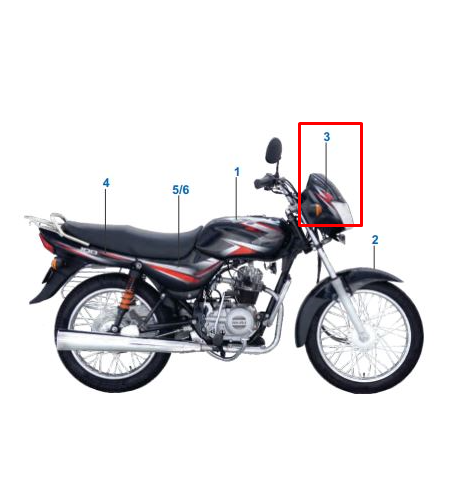CARENAJE BOXER CT-S1D ORIGINAL - Mundimotos