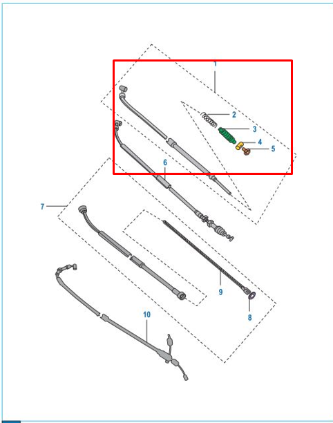 CABLE FRENO BOXER TITANIUN 100 ORIGINAL - Mundimotos