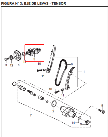 ARBOL LEVAS BOXERCT/TEC/PLATINO ORIGINAL - Mundimotos