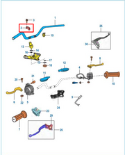 ABRAZADERA Manubrio(2)BOXER TEC ORIGINAL - Mundimotos