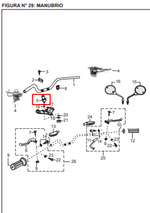 Cargar imagen en el visor de galería, ABRAZADERA IN.Manubrio SID/AVANTI/ ORIGINAL - Mundimotos