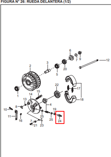 BUJE PINON VELOCIM BOXER/DISC/PLAT ORIGINAL - Mundimotos