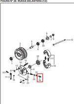 Cargar imagen en el visor de galería, BUJE PINON VELOCIM BOXER/DISC/PLAT ORIGINAL - Mundimotos
