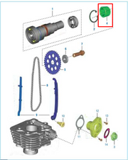 BUJE 15X22X13 ARBOL DISCOVER 100/PULSAR 135 ORIGINAL - Mundimotos