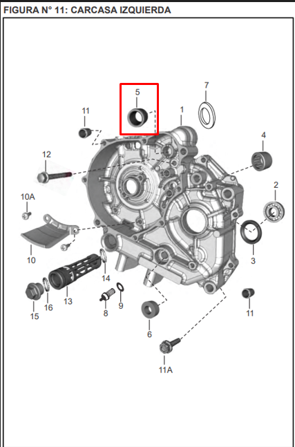 BUJE 10X14X12 CJ DISCOVER 100/PULSAR 135 ORIGINAL - Mundimotos