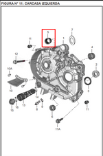 Cargar imagen en el visor de galería, BUJE 10X14X12 CJ DISCOVER 100/PULSAR 135 ORIGINAL - Mundimotos