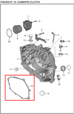 Cargar imagen en el visor de galería, EMPAQUE CLUTCH PULSAR 135/XCD 125  ORIGINAL - Mundimotos