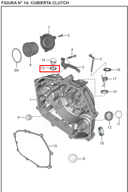 ORING TAPON OIL DISCOVER 100/PLATINO 125 ORIGINAL - Mundimotos