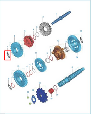 ARANDELA CAJA DISCOVER 100/125/PULSAR 135 ORIGINAL - Mundimotos