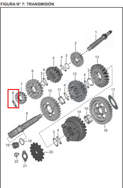 ARANDELA CAJA DISCOVER 100/125/PULSAR 135 ORIGINAL - Mundimotos