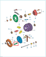 Load image into Gallery viewer, EJE LEVA FRENO RR BOXER/XCD 125  ORIGINAL - Mundimotos