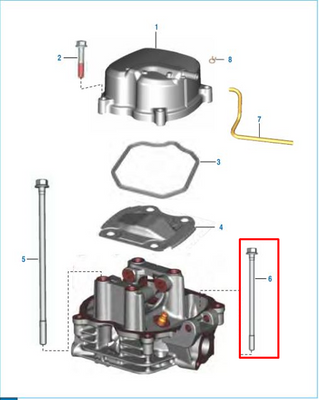 TORNILLO CULATA DISC100/BM100ES/KS ORIGINAL - Mundimotos