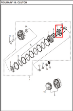 Load image into Gallery viewer, PORTA RESORTE CLUTCH DISC.100-125 ORIGINAL - Mundimotos