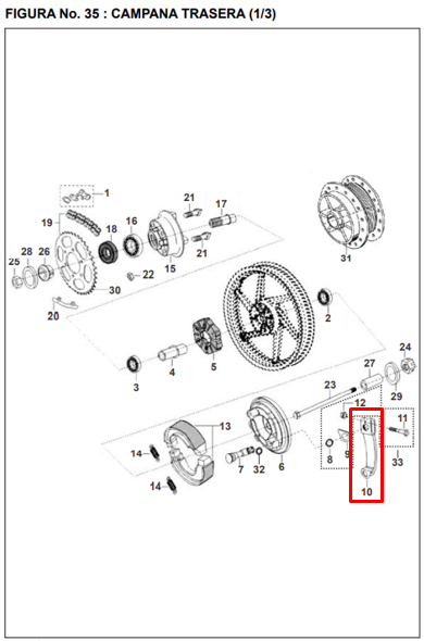 LEVA FRENO RR PULSAR BLACK TEC ORIGINAL - Mundimotos