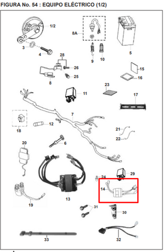 UNIDAD CONTROL PULSAR UG/220S ORIGINAL - Mundimotos