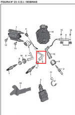 Cargar imagen en el visor de galería, CAPUCHON BUJIA RH PULSAR200NS ORIGINAL - Mundimotos