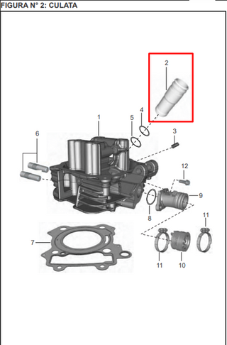 TORRE BUJIA PULSAR 135LS ORIGINAL - Mundimotos