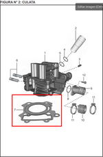 Cargar imagen en el visor de galería, EMPAQUE CULATA PULSAR 135/DISCOVER 125 ST ORIGINAL - Mundimotos