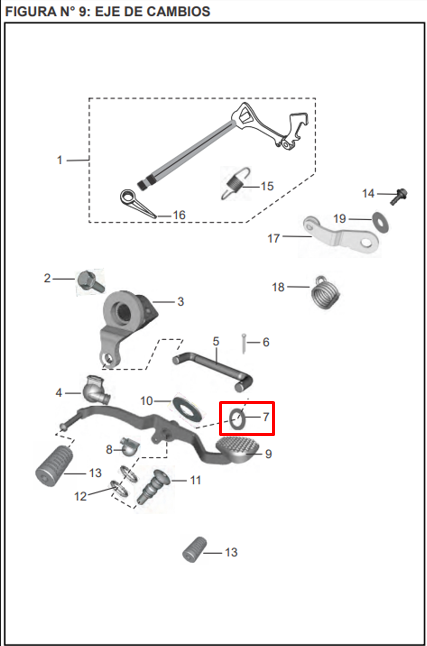 ARANDELA (2) PEDAL CAMB PULSAR 135 ORIGINAL - Mundimotos