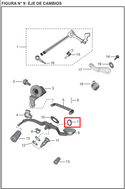 ARANDELA (2) PEDAL CAMB PULSAR 135 ORIGINAL - Mundimotos