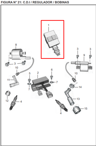 CDI DISCOVER 125 ST ORIGINAL - Mundimotos