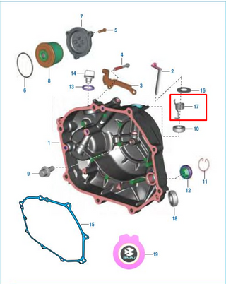 RESORTE INT.CLUTCH NS160 ORIGINAL - Mundimotos