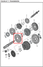 Cargar imagen en el visor de galería, PINON ES 2DA 31T DISCOV 150F/150ST ORIGINAL - Mundimotos