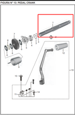 Load image into Gallery viewer, EJE CRANK DISCOVER 125 ST ORIGINAL - Mundimotos